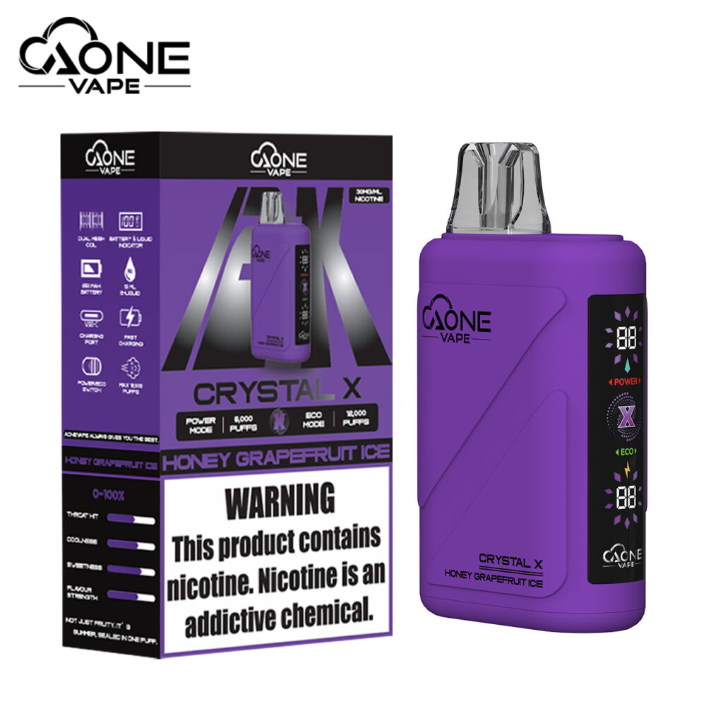 AONE Crystal X 水晶 2 代｜16000 口大容量一次性電子煙 商品特色 11