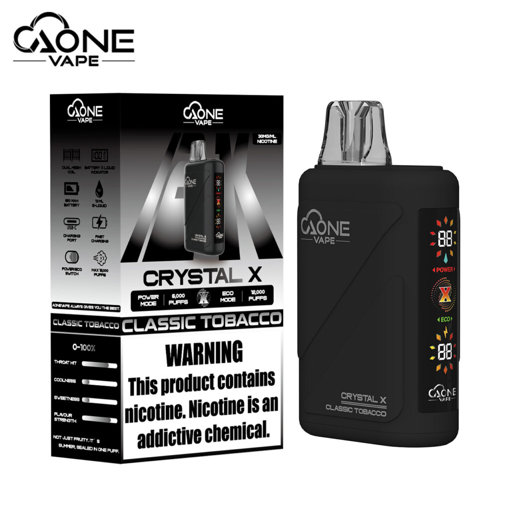 AONE Crystal X 水晶 2 代｜16000 口大容量一次性電子煙 商品特色 7