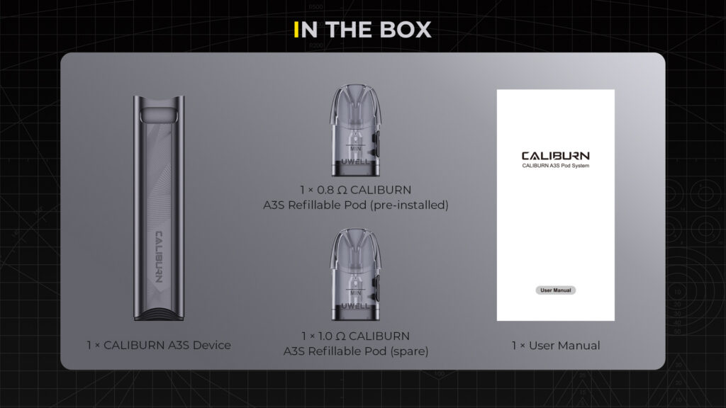 UWELL CALIBURN A3s 咖哩棒 電子煙主機 商品特色 14