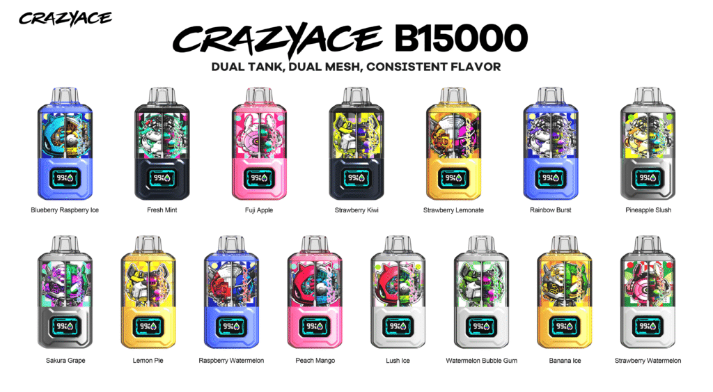 瘋狂CRAZYACE 15000口 一次性電子煙｜原裝進口 商品特色 2