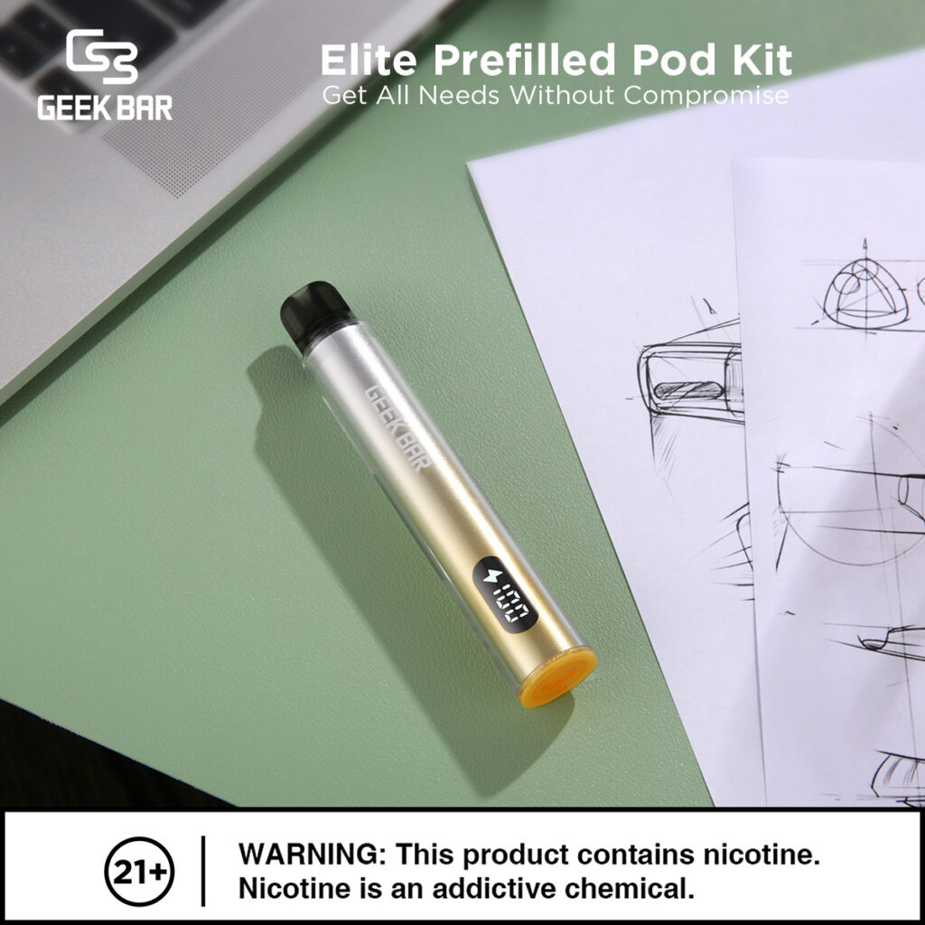 Geek Bar Elite Prefilled Pod Kit 菁英一次性拋棄式電子煙 商品特色 12
