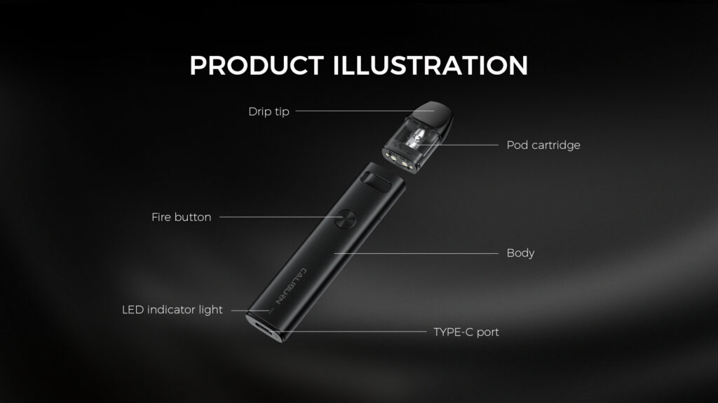 原廠正品Uwell Caliburn A2 咖哩棒 小煙主機 商品特色 3