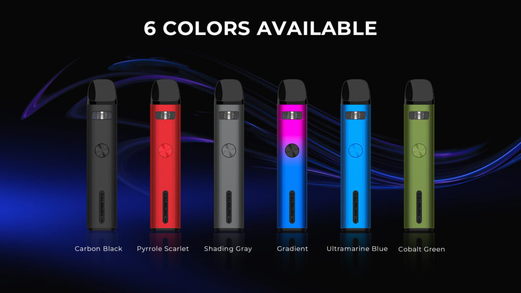 Uwell Caliburn G2 咖哩棒 小煙套裝 商品特色 2