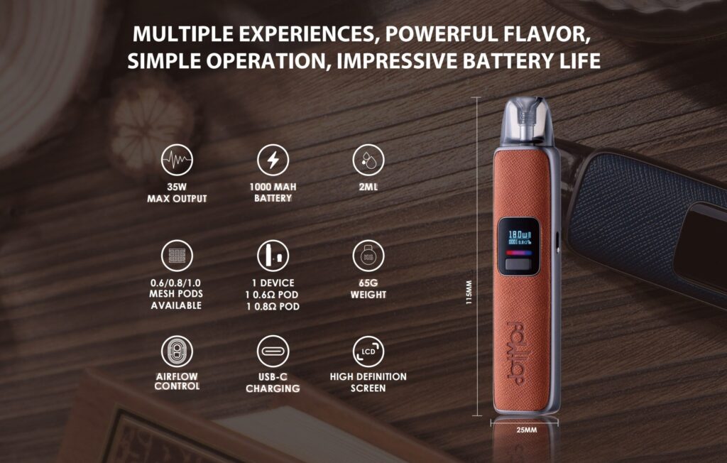 DOTMOD佩特里 DOTPODS PRO 35W 小煙主機 商品特色 7